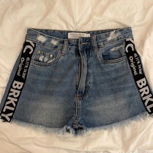 Streetwear society jean shorts